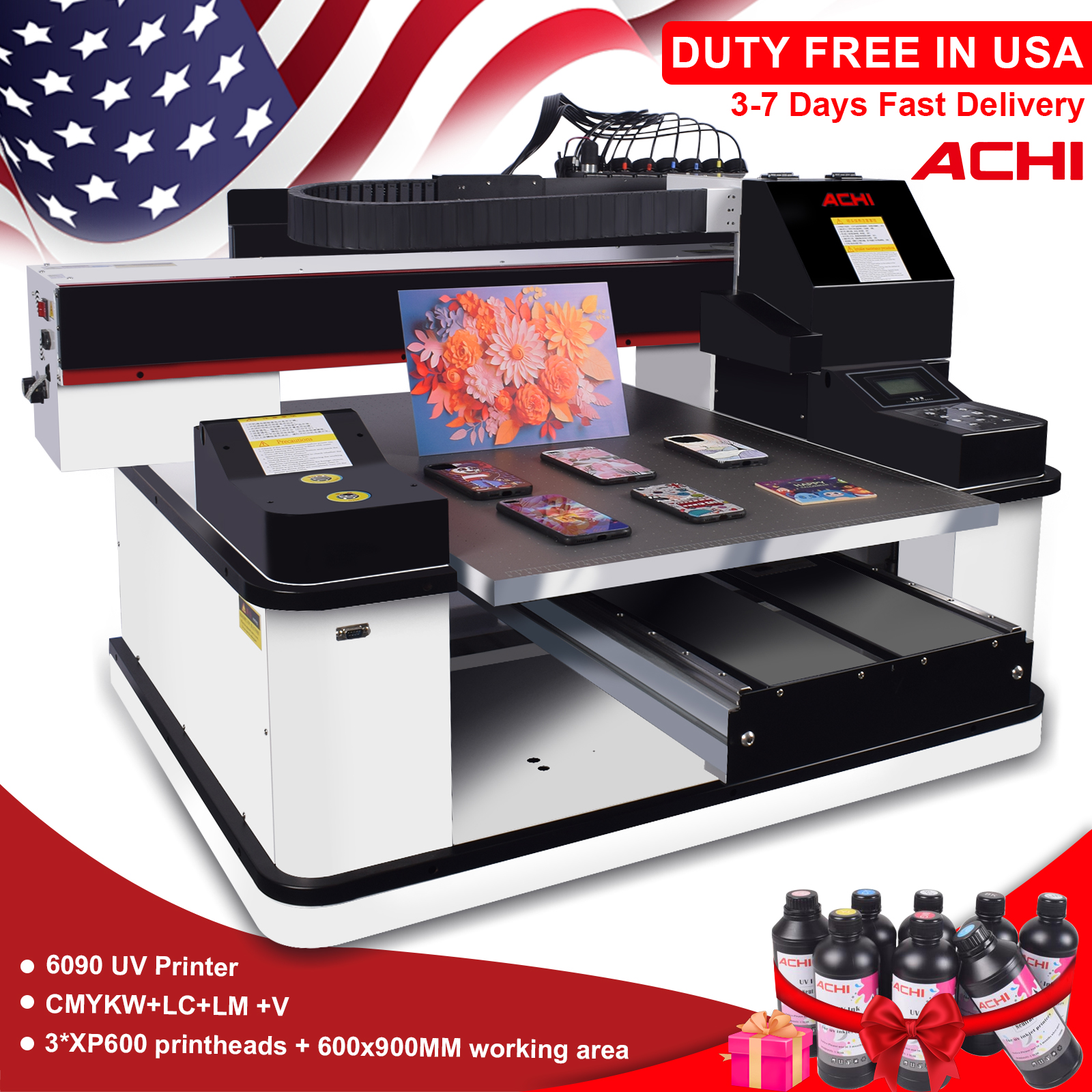 Commercial Photo Printer - A1 UV 6090 UV Printer EPSON