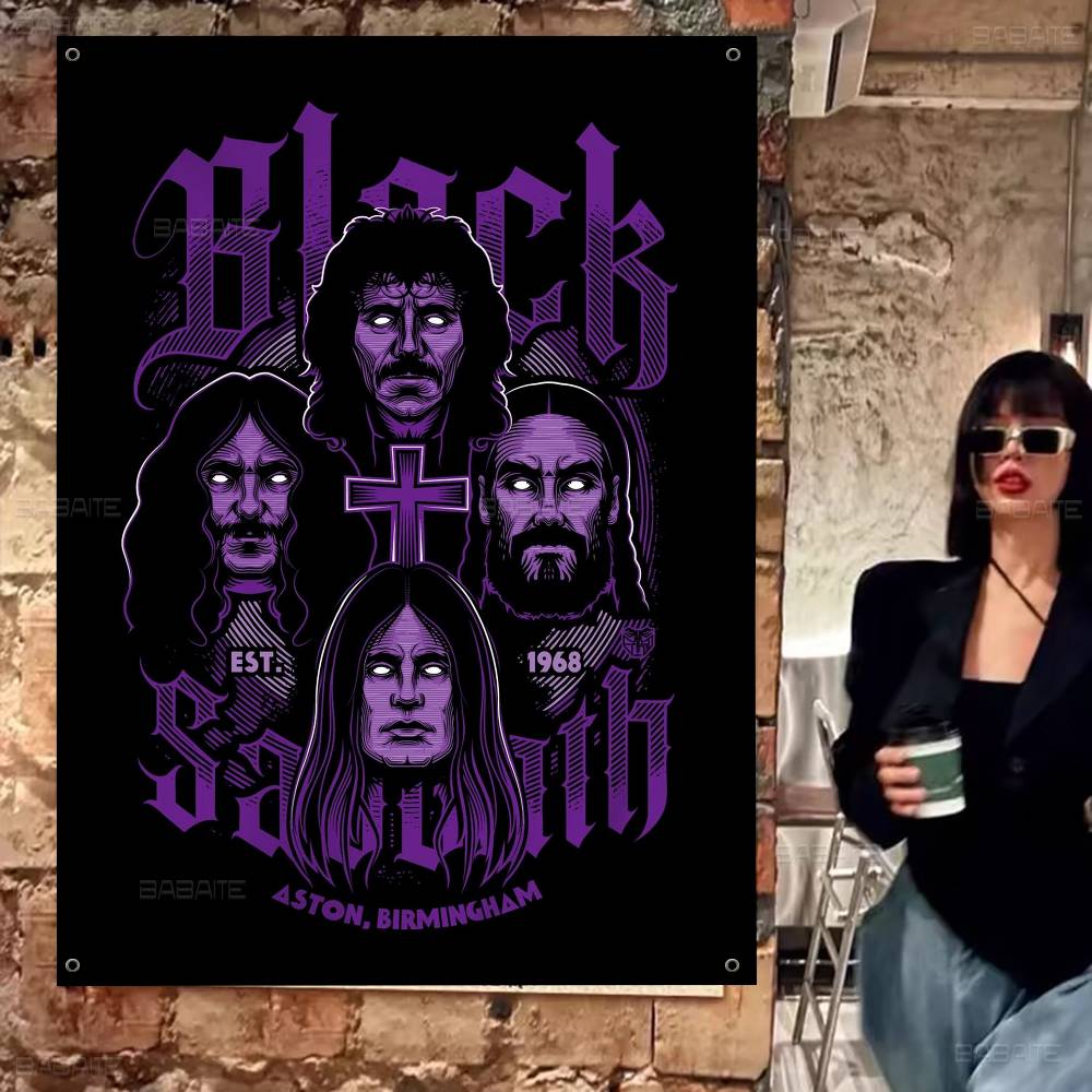 Black Sabbath Heavy Metal Adva - Commercial Banner Printing avaliação e preço