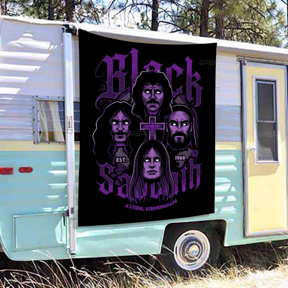 Black Sabbath Heavy Metal Adva - Commercial Banner Printing avaliação e preço