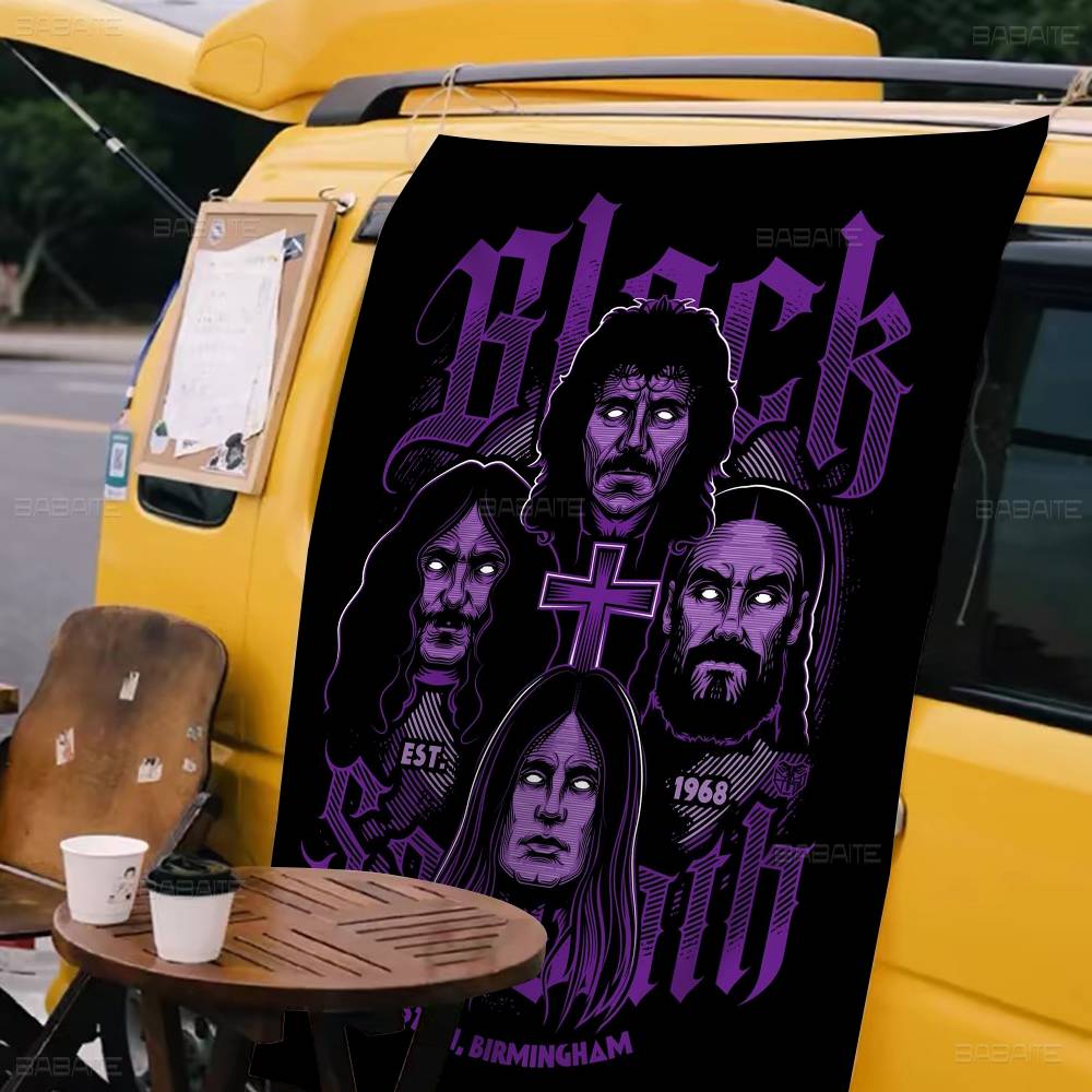 Black Sabbath Heavy Metal Adva - Commercial Banner Printing avaliação e preço