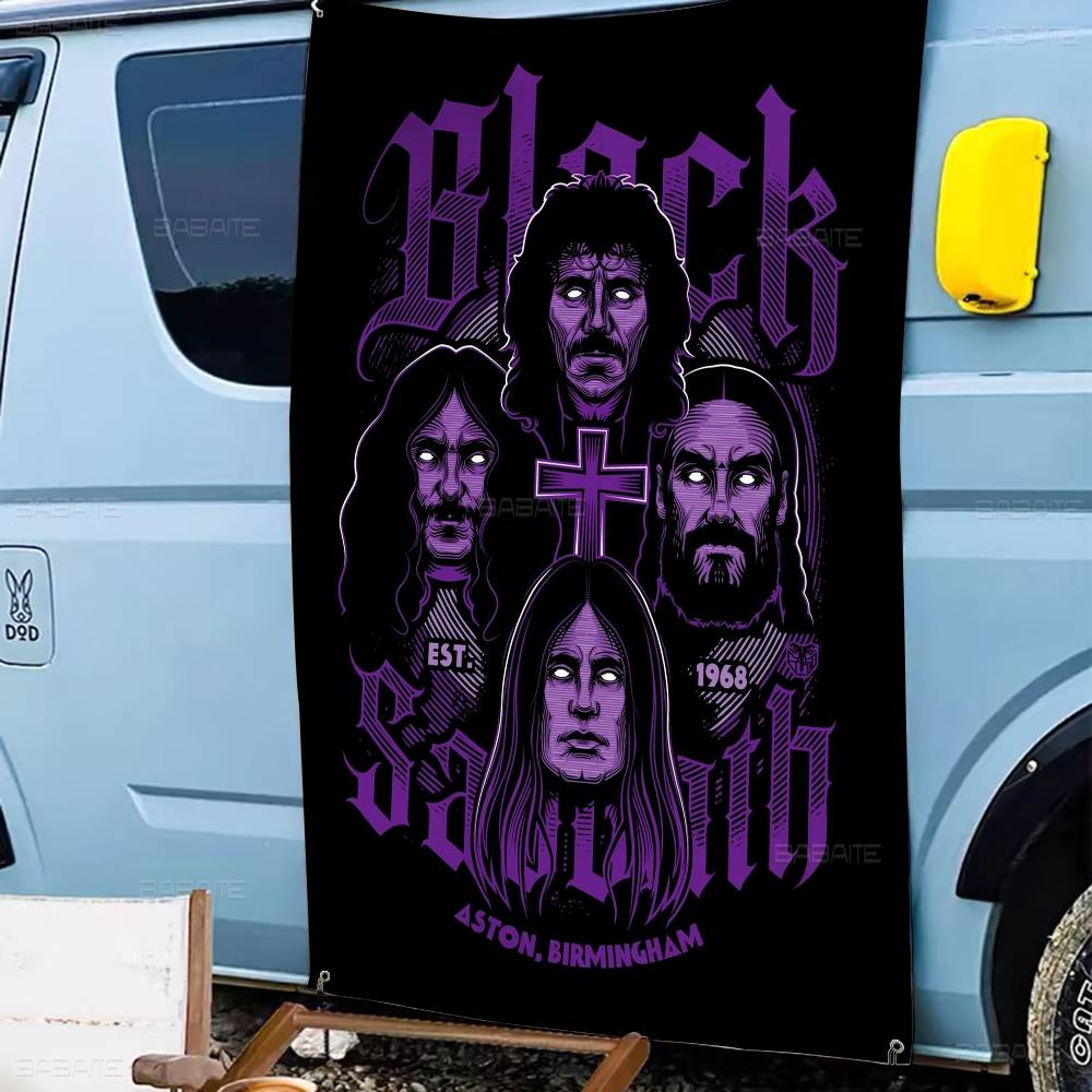 Black Sabbath Heavy Metal Adva - Commercial Banner Printing avaliação e preço