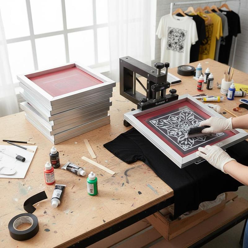 Silk Screen Frame 18x20inch Fo - Screen Printing Frame Mesh avaliação e preço