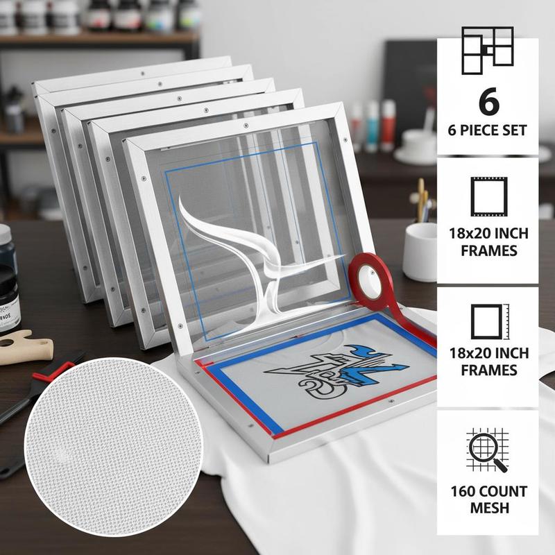 Silk Screen Frame 18x20inch Fo - Screen Printing Frame Mesh avaliação e preço