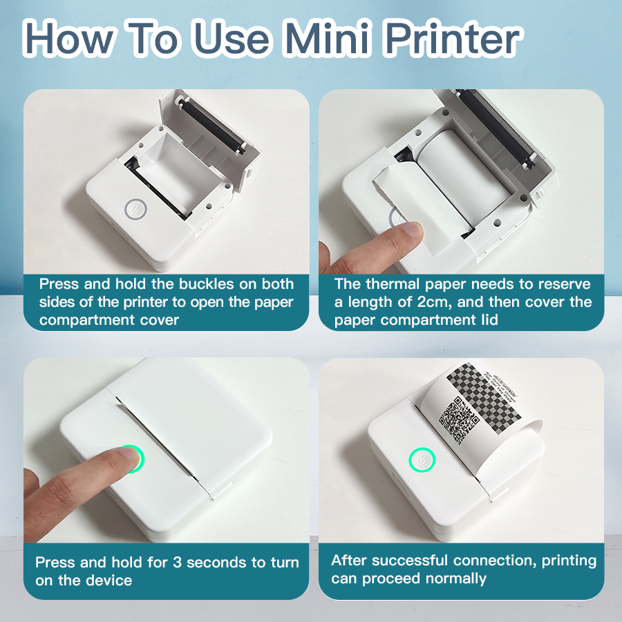 X6 Mini Printer Sticker Paper  - Commercial Photo Printer avaliação e preço