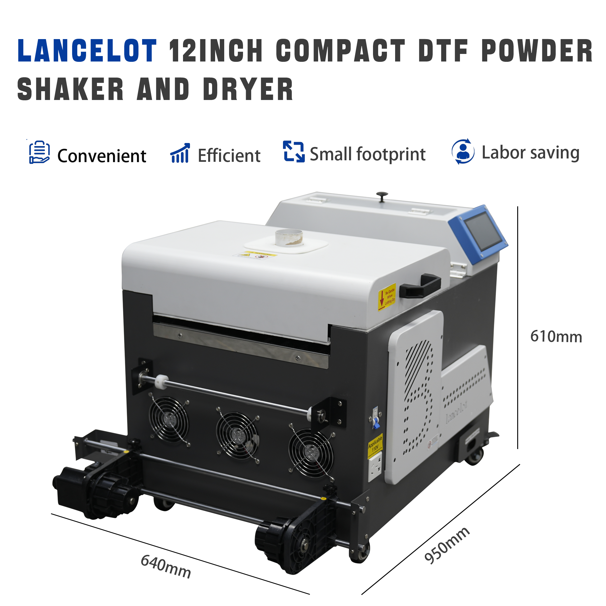 Lancelot 12inch 330mm Automati - Commercial Printing Machine For Clothes avaliação e preço