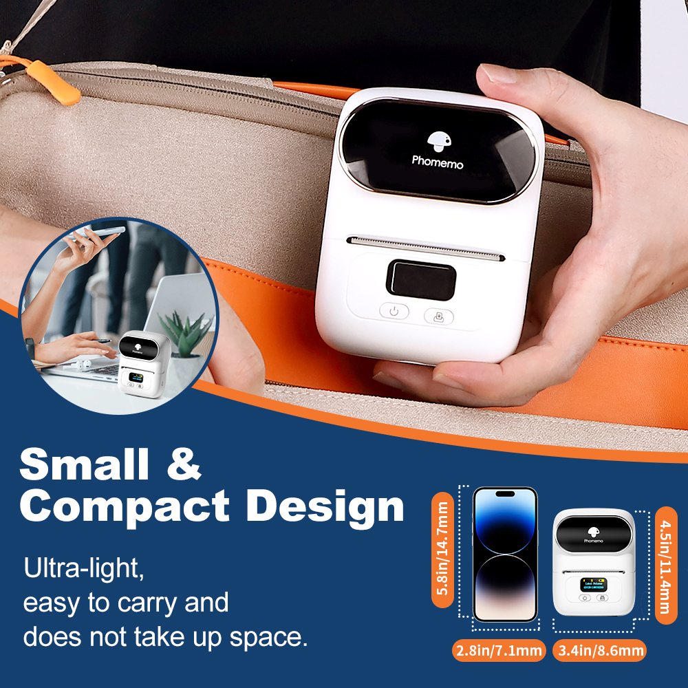 Phomemo Label Printer M110 Lab - Commercial Photo Printer avaliação e preço