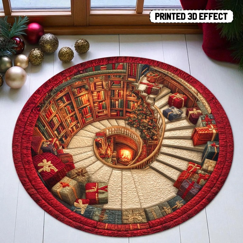 3D Book Library Christmas Carp - Commercial Printing Books avaliação e preço
