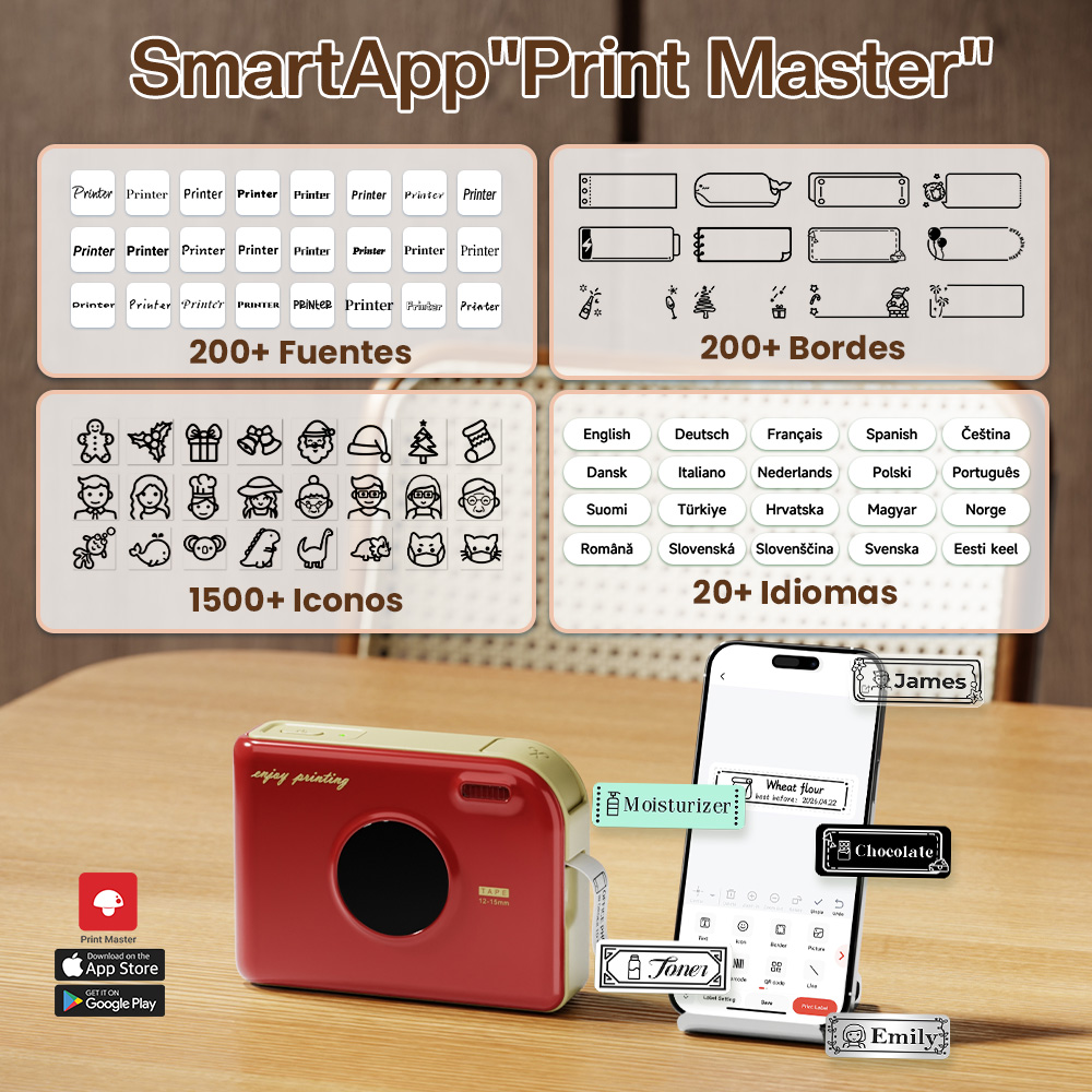 Phomemo A30 Label Printer Mini - Commercial Photo Printer avaliação e preço