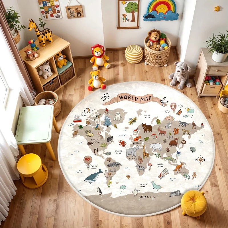 Children's Play Round Floor Ma - Wholesale Commercial Printing avaliação e preço