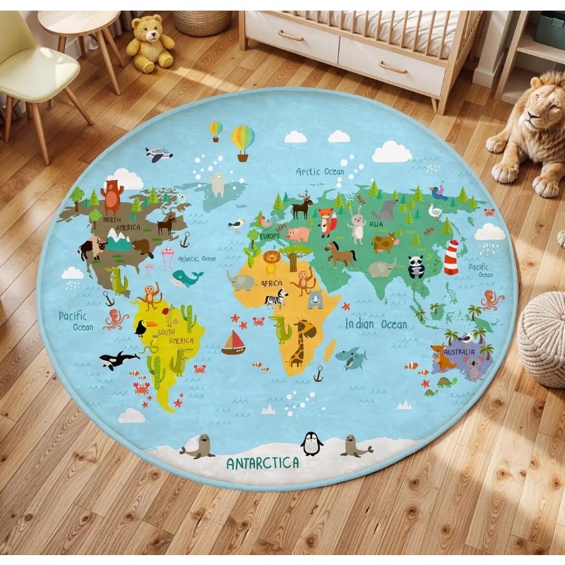 Children's Play Round Floor Ma - Wholesale Commercial Printing avaliação e preço