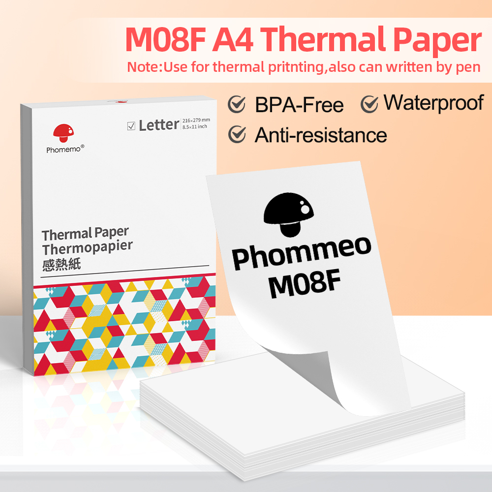 Phomemo A4 Paper Thermal Paper - Commercial Photo Printer avaliação e preço