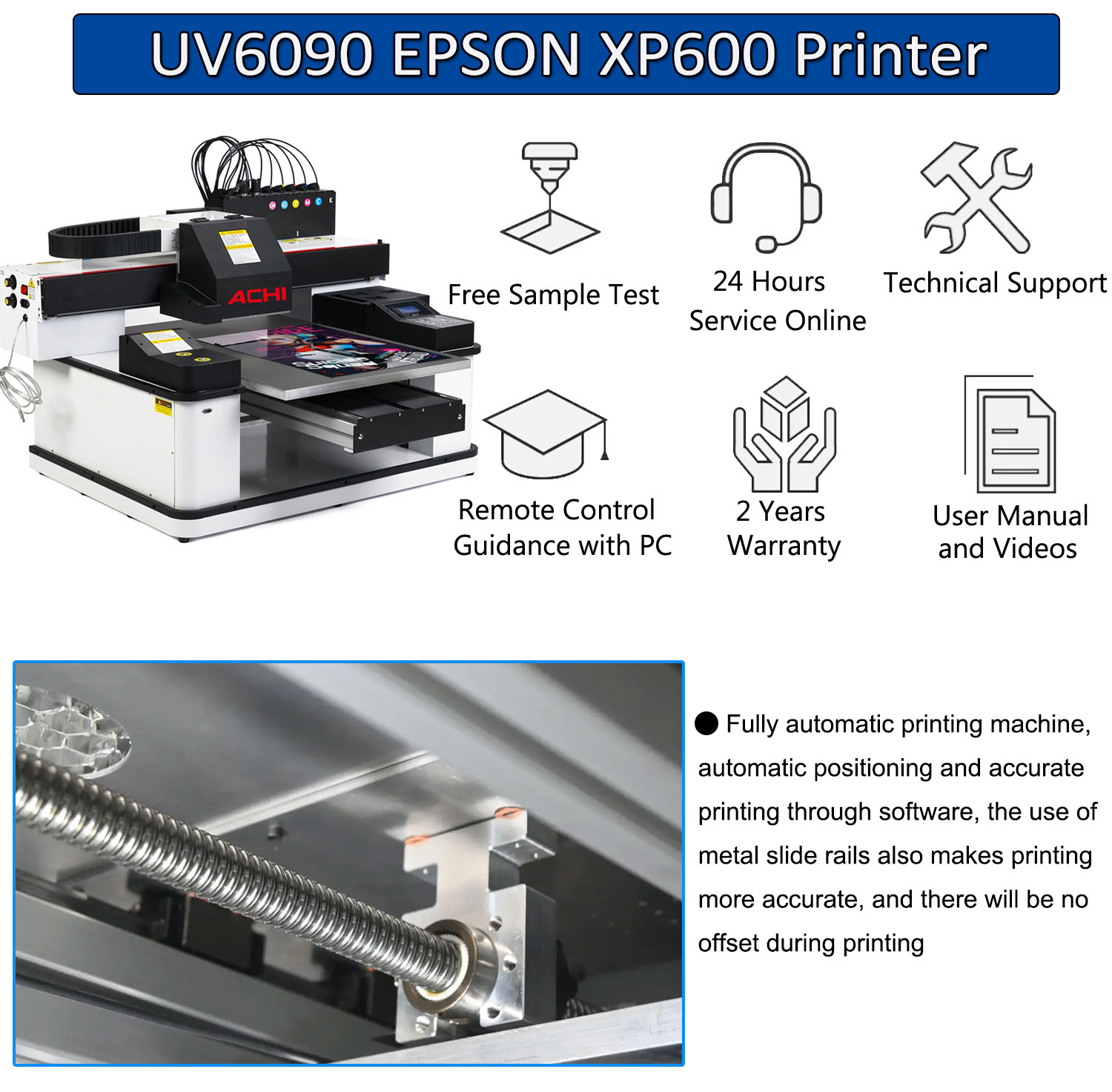 A1 UV 6090 UV Printer EPSON 3P - Commercial Photo Printer avaliação e preço