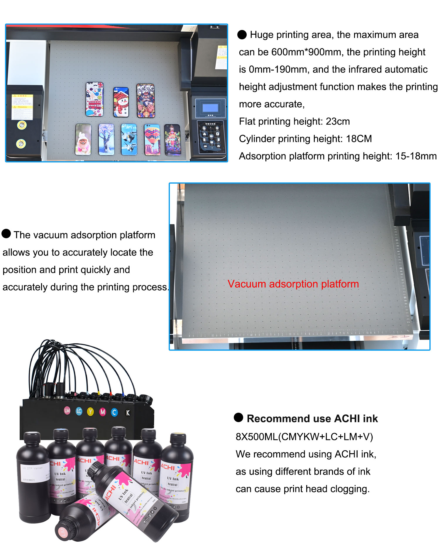 A1 UV 6090 UV Printer EPSON 3P - Commercial Photo Printer avaliação e preço