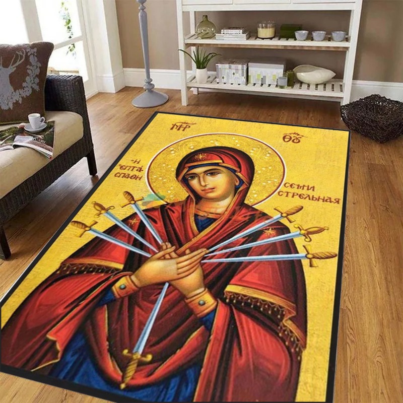 Large Living Room Bedroom Rug  - Commercial Printing Icon avaliação e preço
