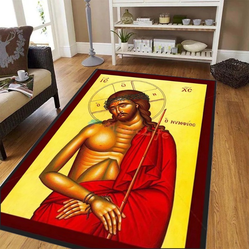 Large Living Room Bedroom Rug  - Commercial Printing Icon avaliação e preço