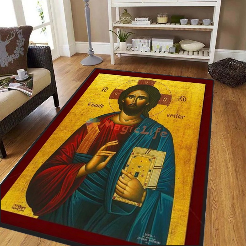 Large Living Room Bedroom Rug  - Commercial Printing Icon avaliação e preço