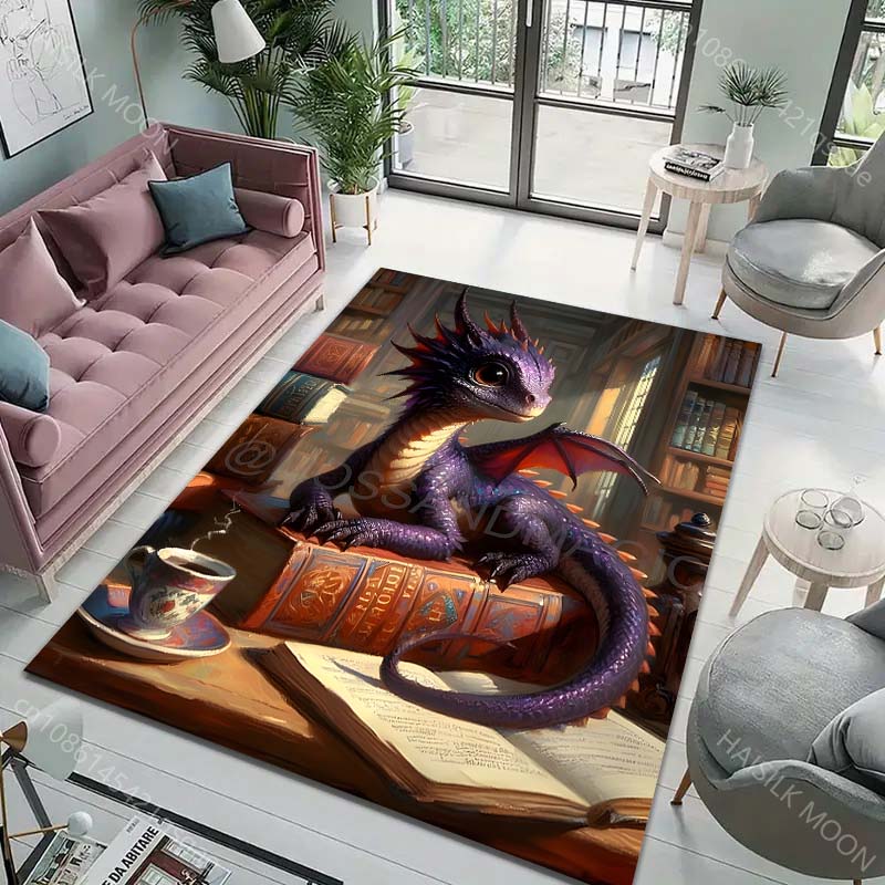 Magic Book Dragon Print Carpet - Commercial Printing Books avaliação e preço