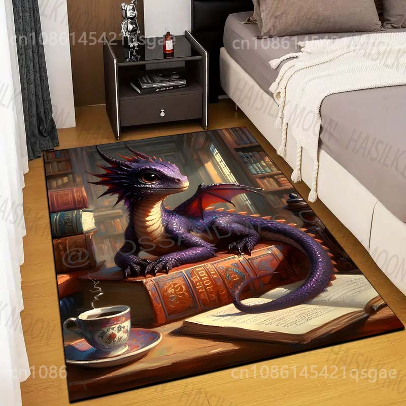Magic Book Dragon Print Carpet - Commercial Printing Books avaliação e preço