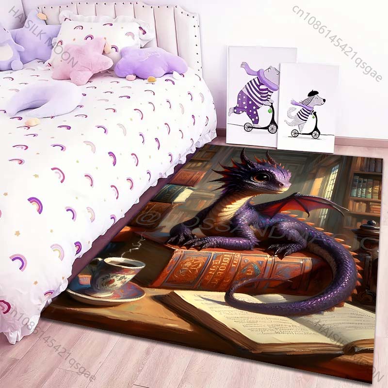 Magic Book Dragon Print Carpet - Commercial Printing Books avaliação e preço