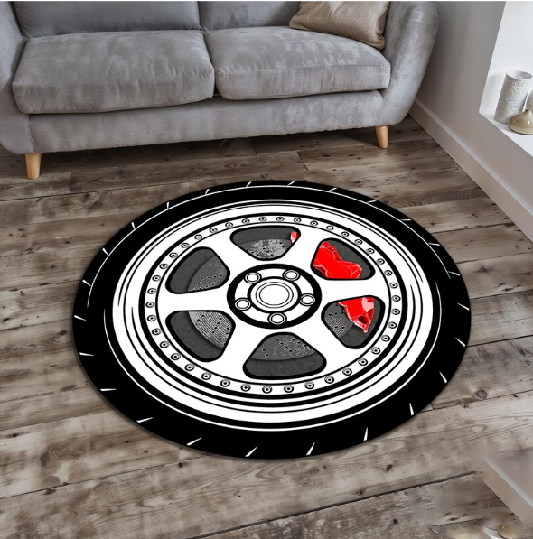 Black Wheels Printing Round Ca - Wholesale Commercial Printing avaliação e preço