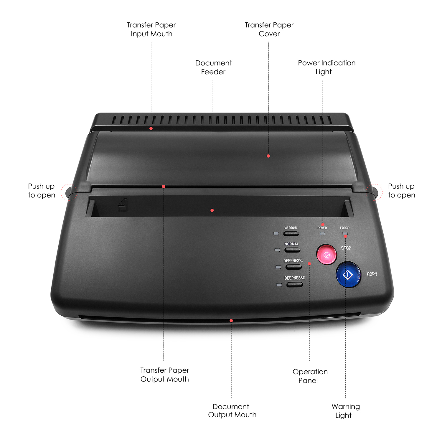 Tattoo Transfer Machine Stenci - Commercial Photo Printer avaliação e preço