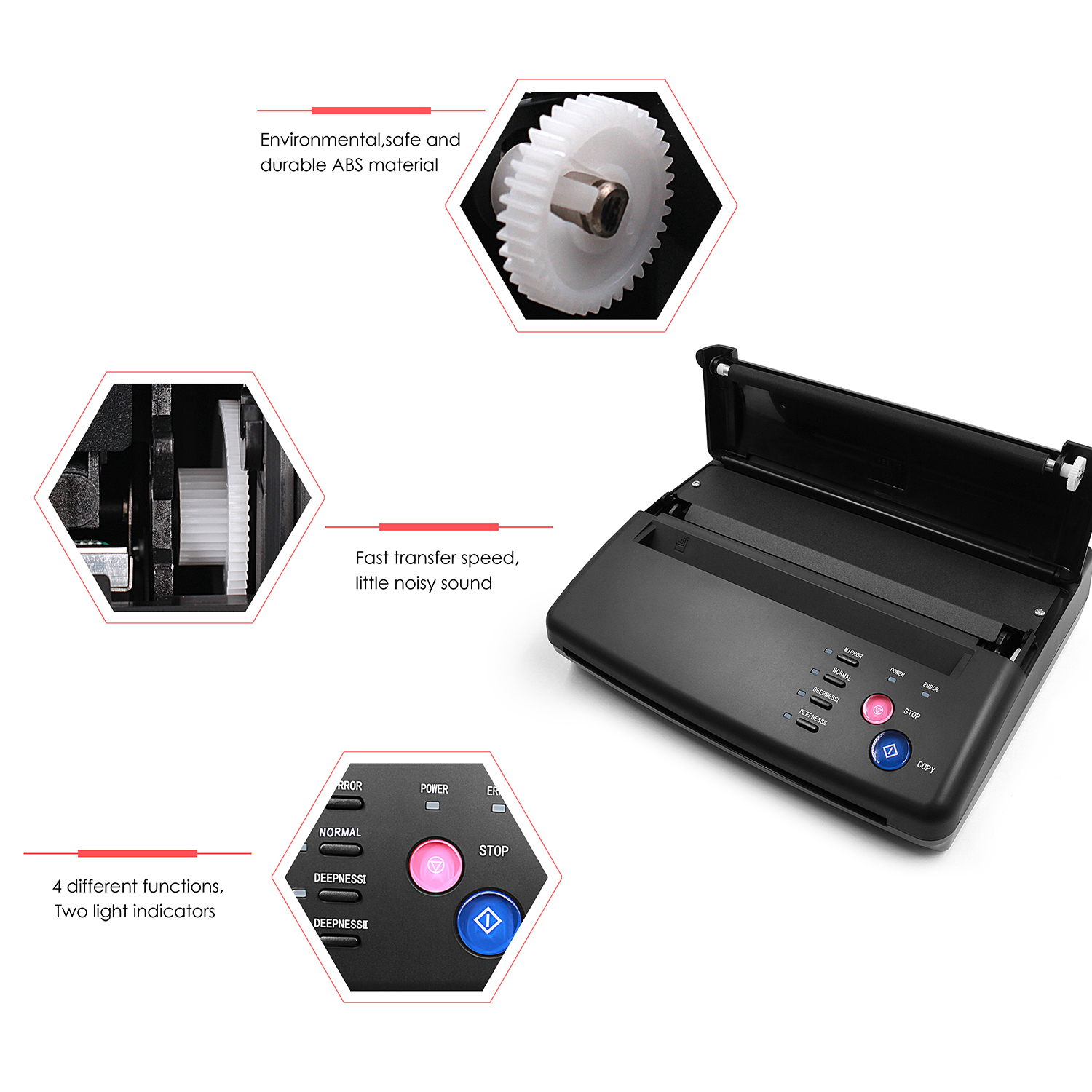 Tattoo Transfer Machine Stenci - Commercial Photo Printer avaliação e preço