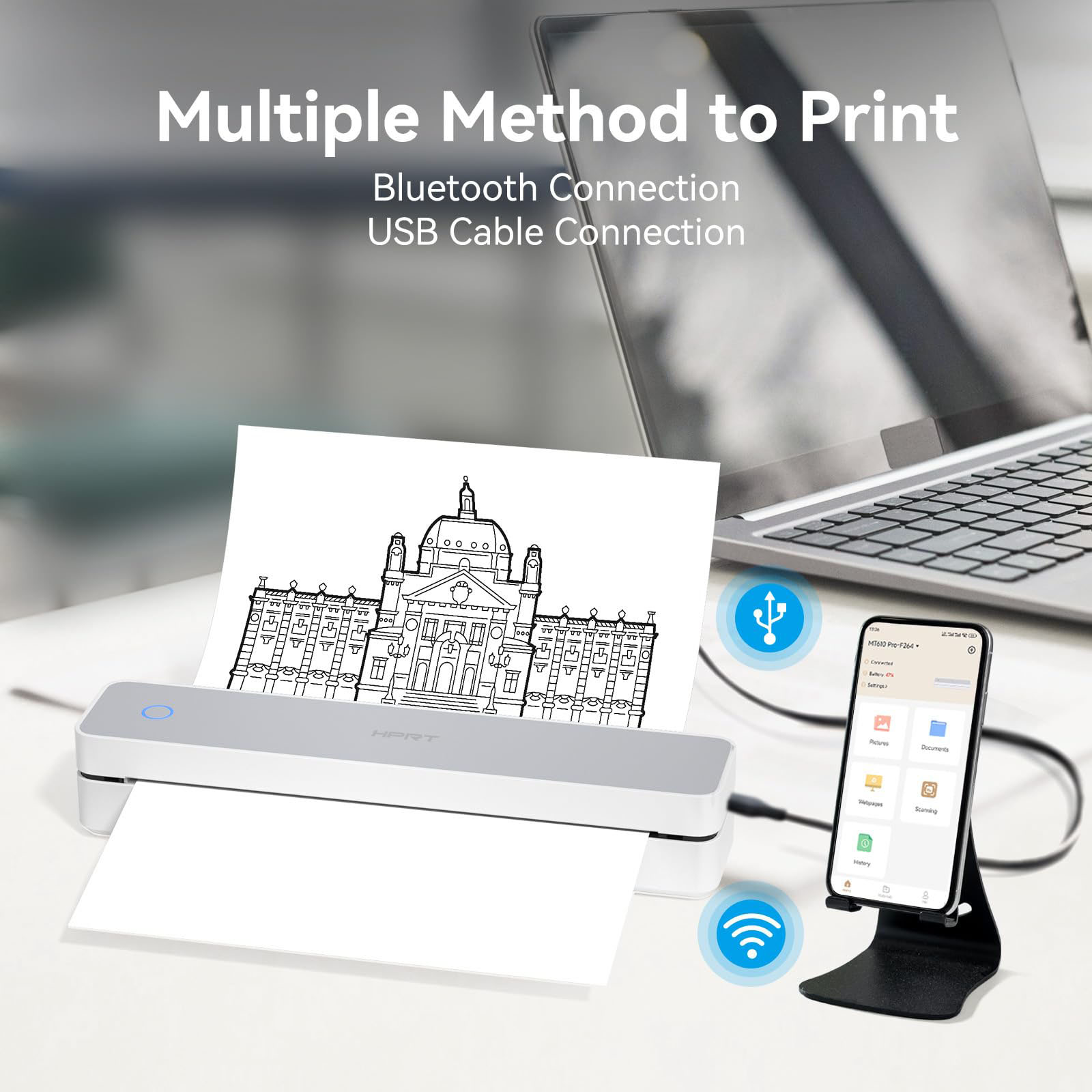 HPRT MT610-Pro A4 Thermal Prin - Commercial Photo Printer avaliação e preço