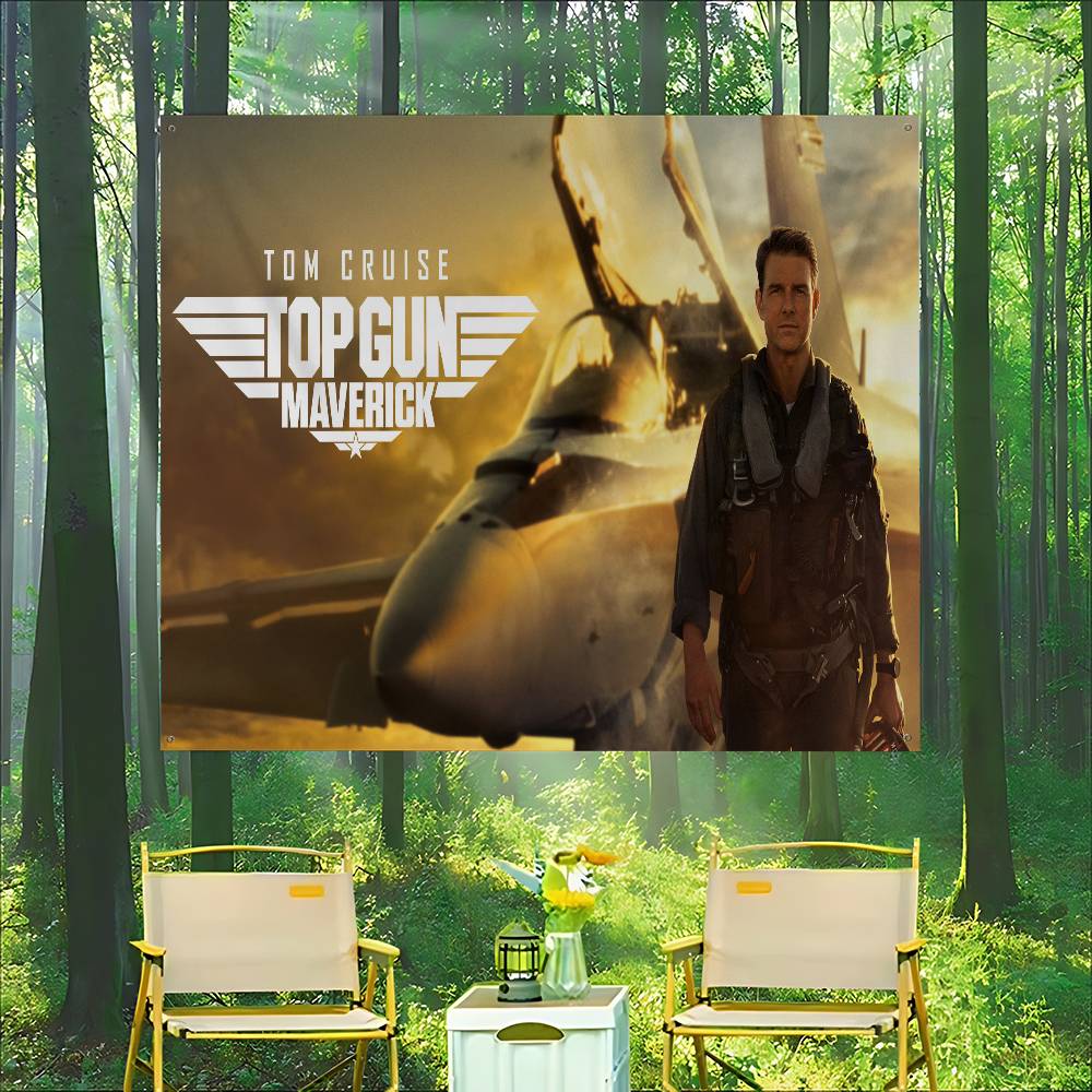 Modern Movie Top Gun Maverick  - Commercial Banner Printing avaliação e preço