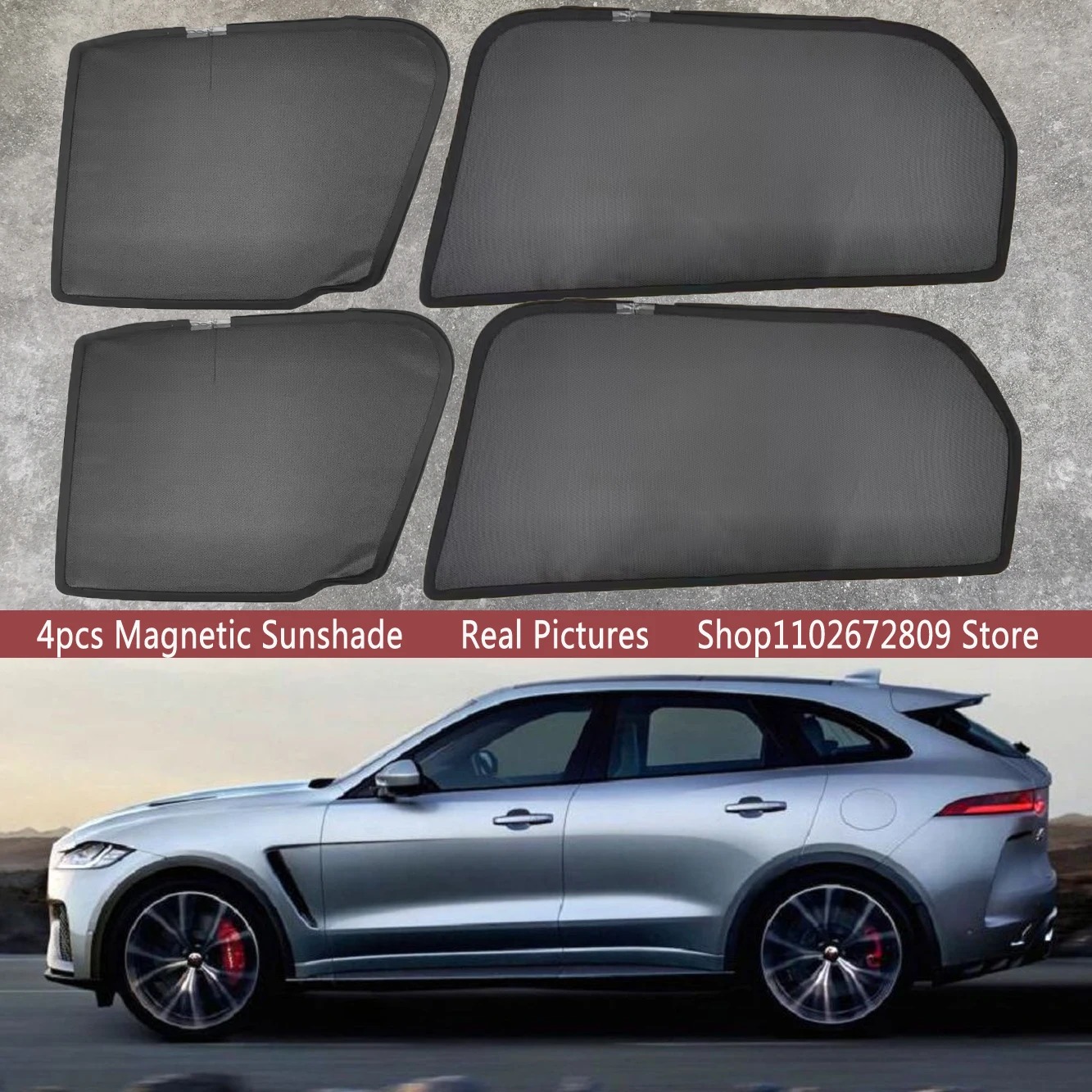 Magnetic Car Sunshade Shield W - Screen Printing Frame Mesh avaliação e preço