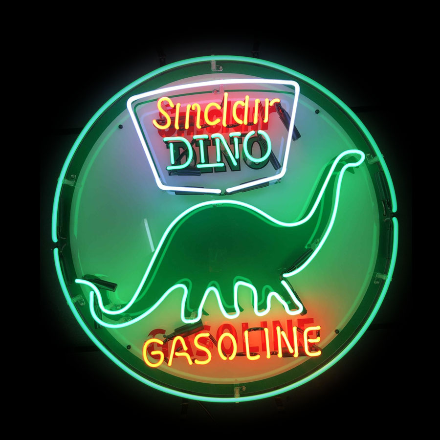 Sinclair Dino Gasoline Gas Oil - Commercial Printing Icon avaliação e preço