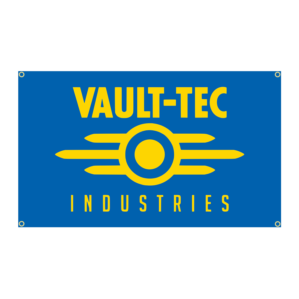 90x150cm Vault-Tec Commercial  - Commercial Banner Printing avaliação e preço