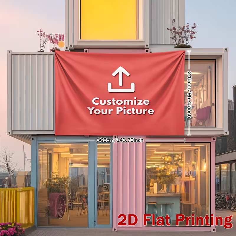 Any Size Custom Banner Flag Cl - Commercial Printing In Photoshop avaliação e preço