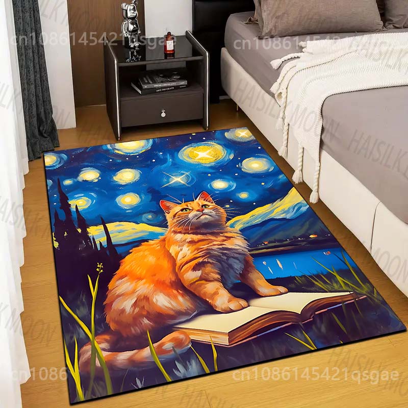 1PC Cat sitting on book under  - Commercial Printing Books avaliação e preço