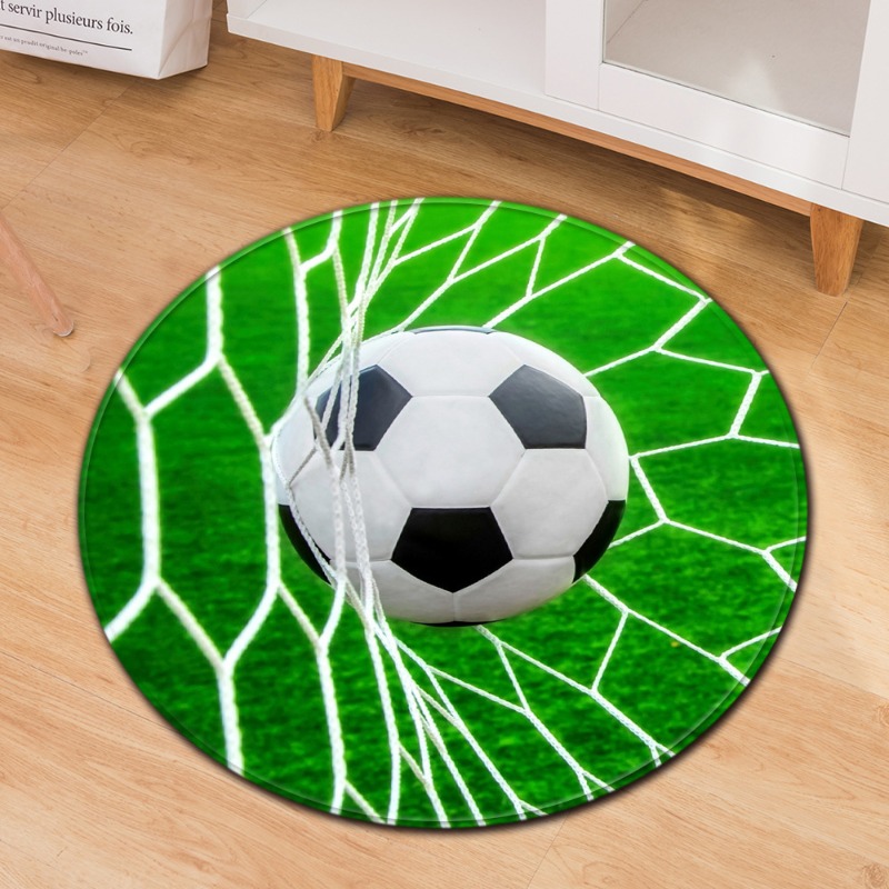 Soccer Theme Round Carpet Spor - Wholesale Commercial Printing avaliação e preço