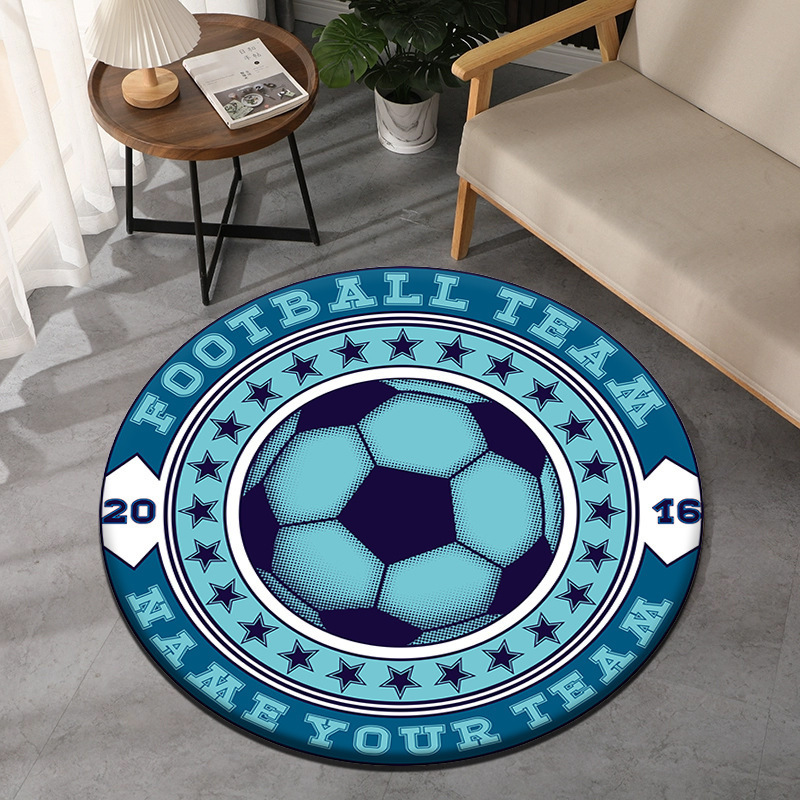 Soccer Theme Round Carpet Spor - Wholesale Commercial Printing avaliação e preço