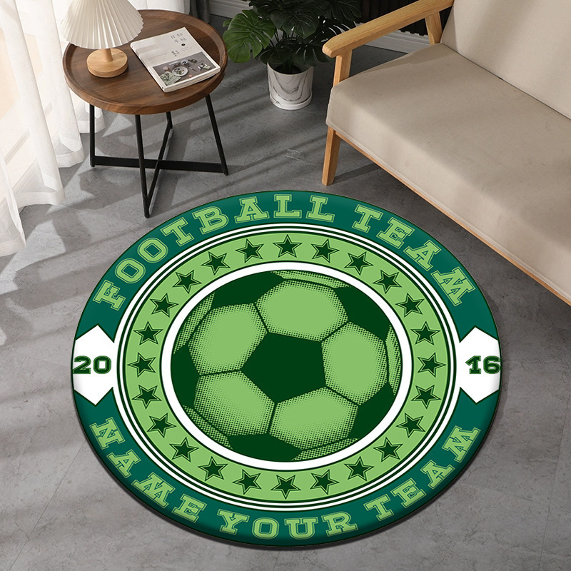 Soccer Theme Round Carpet Spor - Wholesale Commercial Printing avaliação e preço