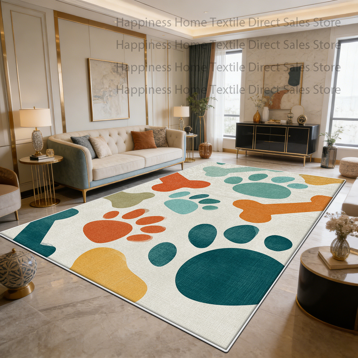 Nordic Modern Pet Paw Print Li - Wholesale Commercial Printing avaliação e preço