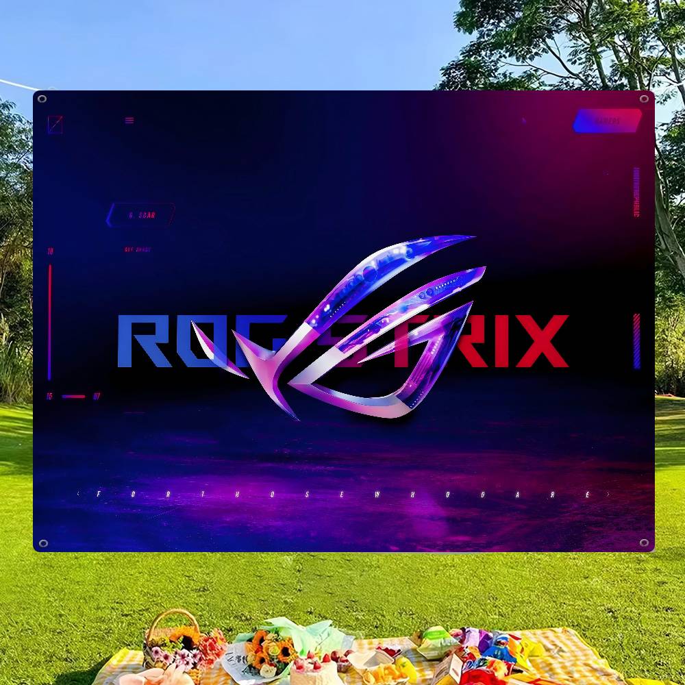 A-AsuS-S R-ROG LOGO Advanced P - Commercial Banner Printing avaliação e preço