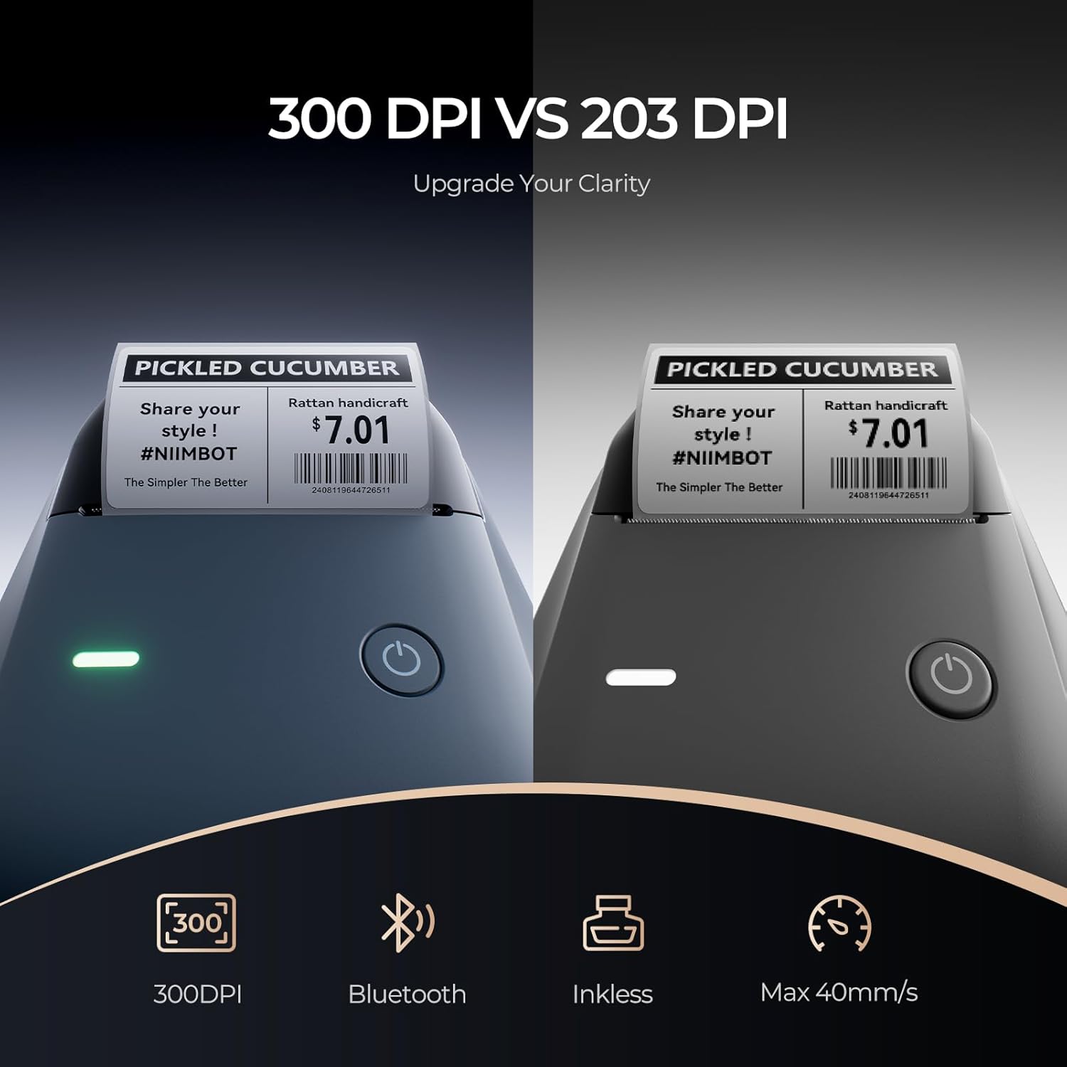 300DPI HD NIIMBOT B1Pro Mini L - Commercial Photo Printer avaliação e preço
